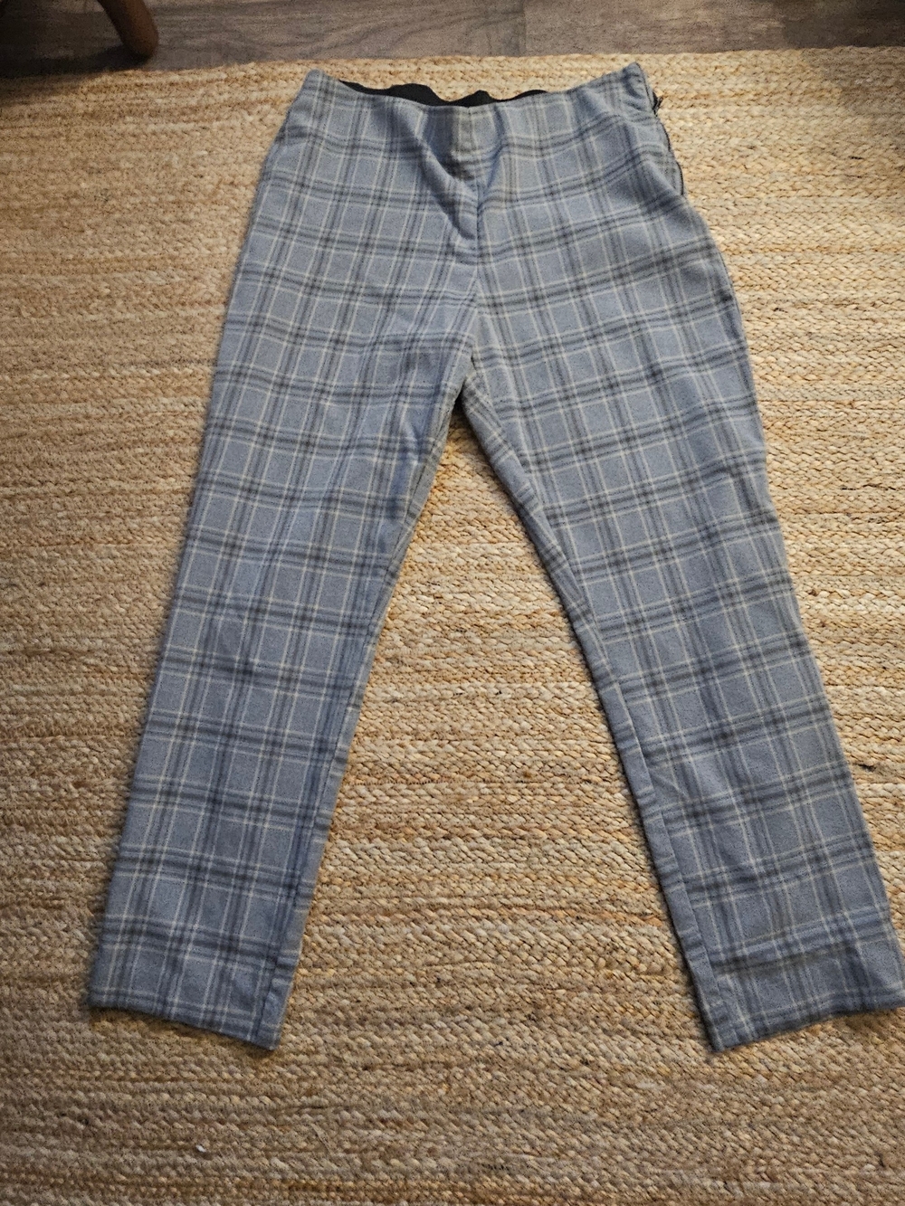 Nine West Gray Plaid Women's Crops
